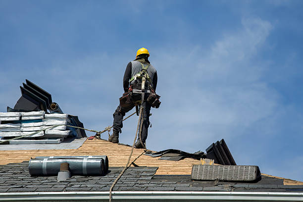 Professional Roofing technician working in Rio Vista, TX